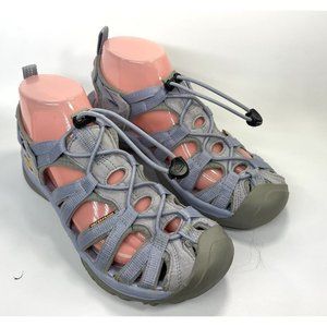 Keen Blue Gray Whisper Waterproof Hiking Outdoor Sandals Women Size US 7.5